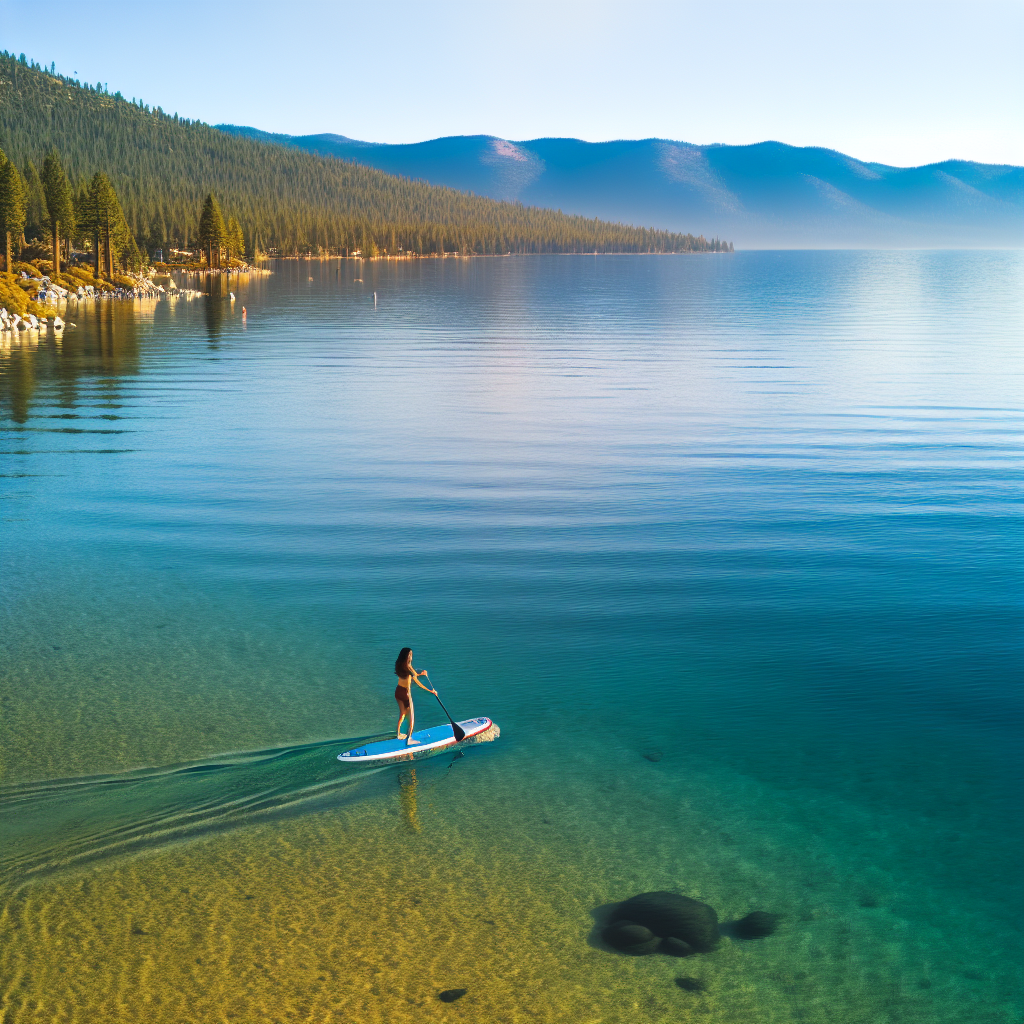 Squaw Valley paddleboarding