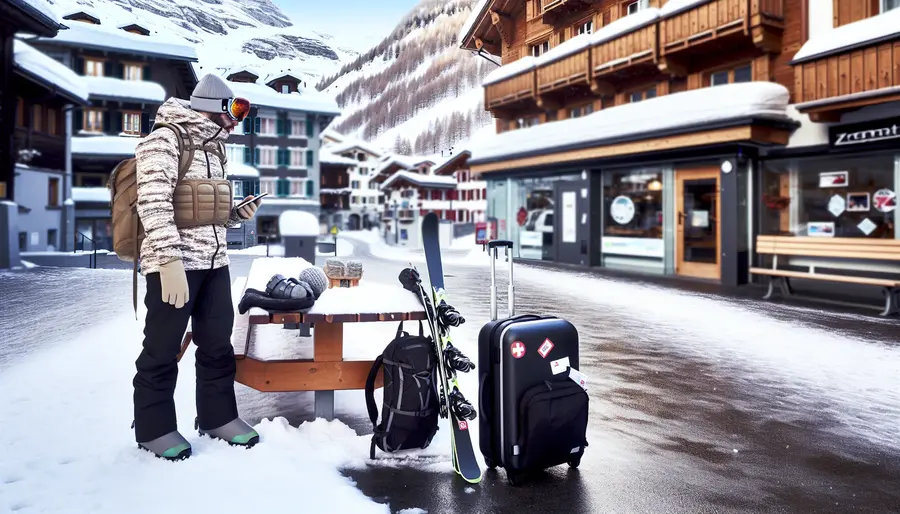 pack light for ski trip